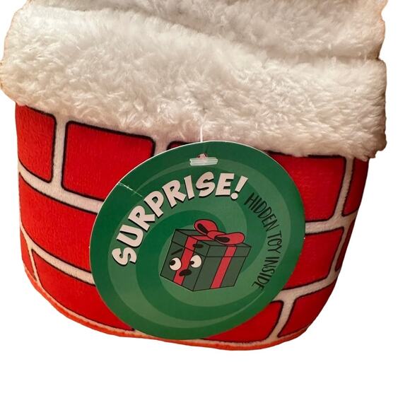 OMG Surprise 2-in-1 Plush Restless Reindeer Medium Dog Toy + Squeaky Gift Box - Picture 4 of 5